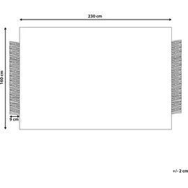 Beliani Teppich TATLISU 160 x 230 cm