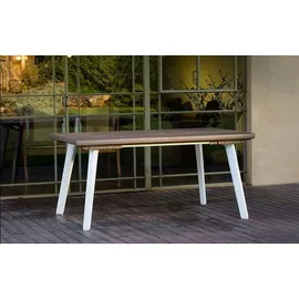 KETER - Tisch aus Polypropylen 160x90x75 weiß/cappuccino