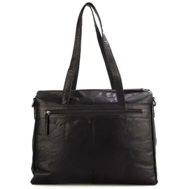 Spikes & Sparrow Shopper Leder Black