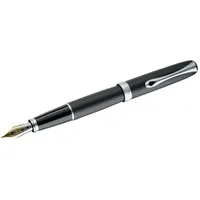 Diplomat Füllhalter Excellence A2 lapis schwarz matt chrom 14