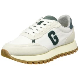 GANT Damen CAFFAY Sneaker, White/beige, 38 EU