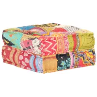 VidaXL Pouf 60x70x36 cm Patchwork Stoff