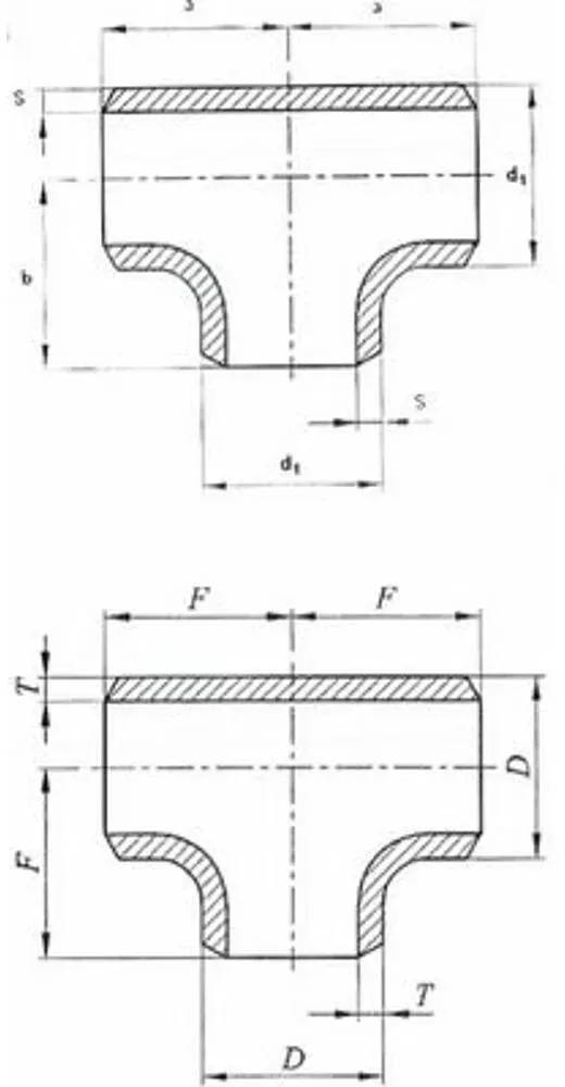 T-Stück DIN 2615 60,3 x 60,3 x 2,9 mm