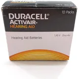 Duracell Easytab DA 312 - für alle Hörgeräte mit Batterietyp 312 10 x 6 Stück
