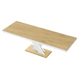 Design Esstisch Tisch HEN-111 Hochglanz ausziehbar 160 bis 256 cm