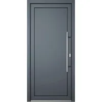 Meeth Haustür Signum Pro PVC Modell 01 98 x 208 cm DIN Rechts weiß/titan