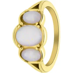 Lucardi Ringe Stahl - goldfarbig   Damen 