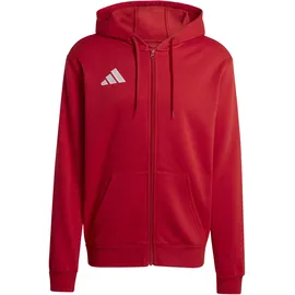 adidas Entrada 26 Reißverschlusspullover - Team Power red 2-white (AEPU) XS