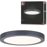Paulmann LED Panel Abia rund 300mm 2700K Dunkelgrau