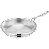 Tefal Cook Smart Bratpfanne 24cm, unbeschichteter Edelstahl, induktionsgeeignet, Thermo-Fusion Boden, recycelbar, genieteter Griff, Edelstahl, E3110455