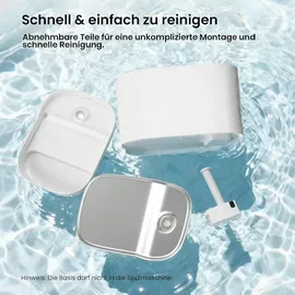astropet Katzenbrunnen Kabellos - 2,5L Trinkbrunnen für Katze & Hunde mit App Steuerung, 5200mAh Akku, 180° Bewegungssensor, Leise Drahtlose Pumpe