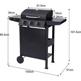 El Fuego Gasgrill San Jose 3 Brenner