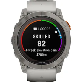 Garmin fenix 7X Pro Sapphire Solar nebelgrau/titanium