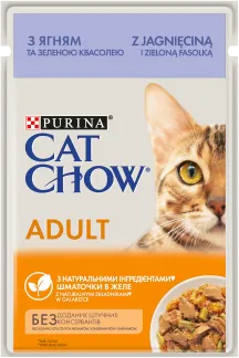 PURINA Katzenfutter Adult Lamm & Grüne Bohnen 85g Beutel (Rabatt für Stammkunden 3%)