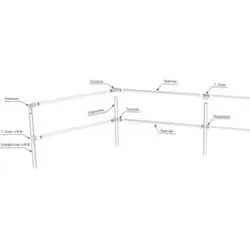 Schake Aluminium, Kreuzstück für Ø 60mm Artikelnr., 93201