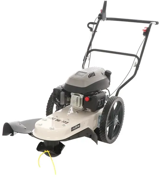BlackStone WGT 56-173 - Benzin Motosense auf Rädern zum Schieben - Motor 173 ccm