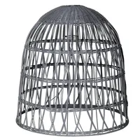 MARELIDA Lampenschirm BELL Rattanstil outdoor f. E27 Fassung H: