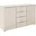 OTTO home Kombikommode 120 x 81 x 42 cm Beige / Glas Beige