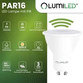 Lumiled LED Spot 6W GU10 3000K warmweiß 10 St.