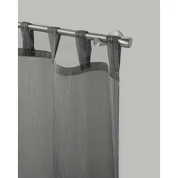 Gardinenstange GARESA "KAPPE", silber (edelstahlfarben), L:440cm Ø:16mm, Metall, Metall, Gardinenstangen, Vorhanggarnitur, verlängerbar, Kappe, edelstahl optik, ohne Ringe