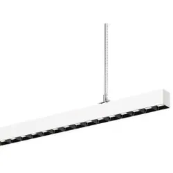 Siteco 51MX32DB49WB Silica 21Office-Leuchte, LED, 9.110lm840, direkt/indirekt, abgehängte Montage