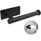 Toilettenpapierhalter ohne Bohren,Selbstklebender Toilettenpapierhalter, Klopapierhalter Selbstklebend Edelstahl, Klorollenhalter Ohne Bohren Für Badezimmer, Klopapier Halterung Wandmontage