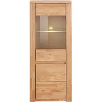 Home Affaire Vitrine »Burani«, grifflose Optik braun