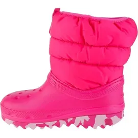 Crocs Classic Neo Puff Boot Pink 30