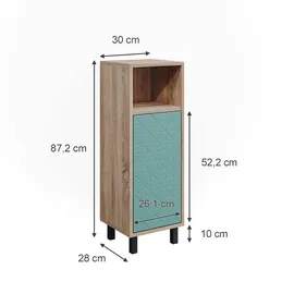 Vicco Agasta Midischrank 30 x 87,2 x 28 cm Mintgrün