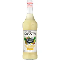 Monin Pina Colada Mix Konzentrat (1 x 1,0l) - Pina Colada Cocktail Mix für tropische Cocktails mit Ananas und Kokosnuss Geschmack