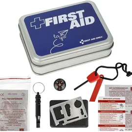 First Aid Only Erste-Hilfe-Tasche to go ohne DIN blau