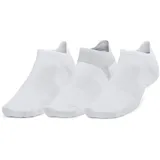 Under Armour Dry Run Lite No Show Tab Laufsocken 3 Paare Weiß XL (47,5-50,5)