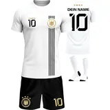 Deutschland Trikot Kinder Herren Damen WM 2026 Fussball Geschenke Jungen Coole Sachen für Jungs Fußball Trainingsanzug Tshirt EM Shirt geschenk junge 10 jahre Fußballtrikot Mädchen Set IIIII20Fo7IIIII - 134