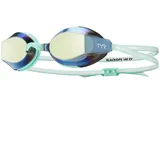TYR Black Ops 140 EV Racing verspiegelte Schwimmbrille für Damen, Gold/Mint