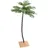 vidaXL Künstliche Palme mit 88 LEDs Warmweiß 150 cm