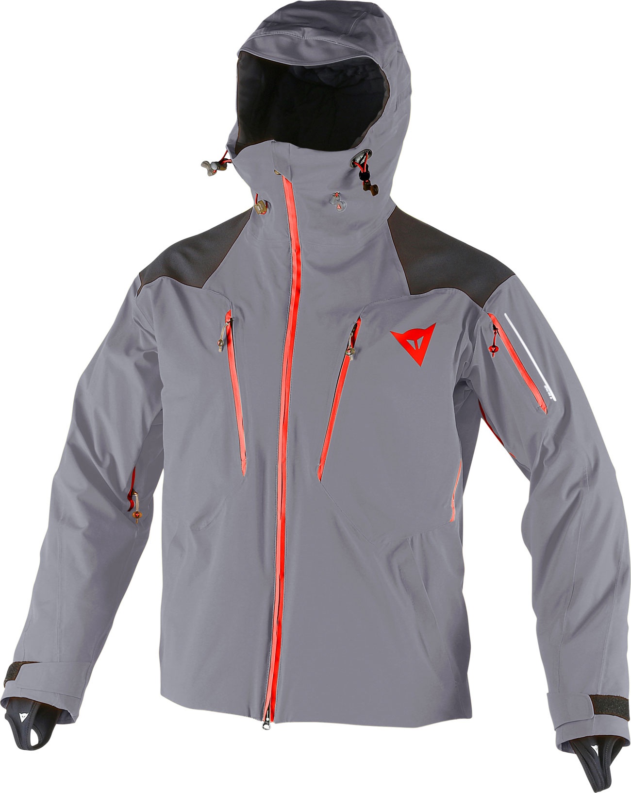 Dainese Proteo, Textiljacke D-Dry - Grau/Rot - S