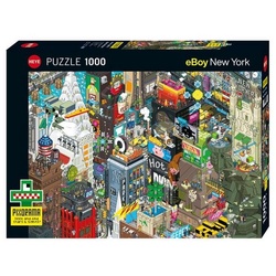 HEYE Puzzle 299149 – New York Quest, Pixorama, 1000 Teile -…, 1000 Puzzleteile bunt