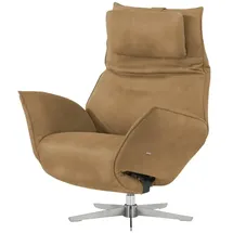 KOINOR Sessel Safira Leder 92 x 113 x 90 cm Braun mit elektrischer Relaxfunktion