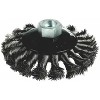 Ironside Scheibenbürste 115mm/22,2 gezopft, für Winkelschleifer