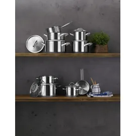 WMF Gourmet Plus Topf-Set 5-tlg. 3 x Fleischtopf + Bratentopf + Stielkasserolle