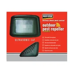 Pest-Stop Outdoor Pest Repeller Ultrasonic Cat Katzenschreck PSOR-UC , Maße (H x B x T): 14,3 x 9,5 x 9,7 cm