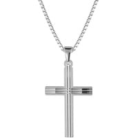 trendor 08480 Kreuz mit Herren-Halskette 925 Silber, 45 cm