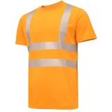 Högert Technik - JURAL II Warnschutz-T-Shirt aus Polycotton | orange 2XL (56) | Warnweste Reflektierend Warnweste Atmungsaktiv Leicht Kurzarmshirt Kurzarm Arbeitskleidung Sichtbarkeit Hemden