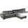 exxpo - sofa fashion Eckcouch Kunstleder 2-Sitzer Grau