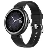 SHANG WING Lynn Smartwatch Damen,1.1 Zoll Klein Touchscreen Fitnessuhr Damen,Klein Stilvoll Fitnessuhr mit Schrittzähler Schlafmonitor SpO2-Überwachung Pulsuhr Smartwatch für Android iOS