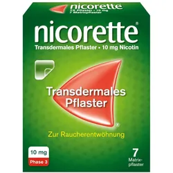 nicorette Nikotinpflaster mit 10 mg Nikotin zur Raucherentwöhnung