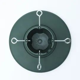 MARELIDA Weihnachtsbaumständer Baumhöhe bis 1,8m Wassertank 1,4l grün