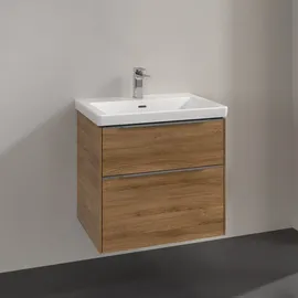 Villeroy & Boch Waschtischunterschrank 2 Auszüge 62,2 x 57,6 x 0 cm Weiß