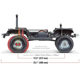TRAXXAS RC-Buggy Chevy Blazer 1979 1:10 CH RTR schwarz