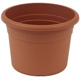 Greemotion Pflanzkübel Fiona, UV-Beständiger Blumentopf aus Kunststoff, Pflanzgefäß mit Bodenlöchern, Volumen ca. 26 l, ca. Ø 45 x H 31,5